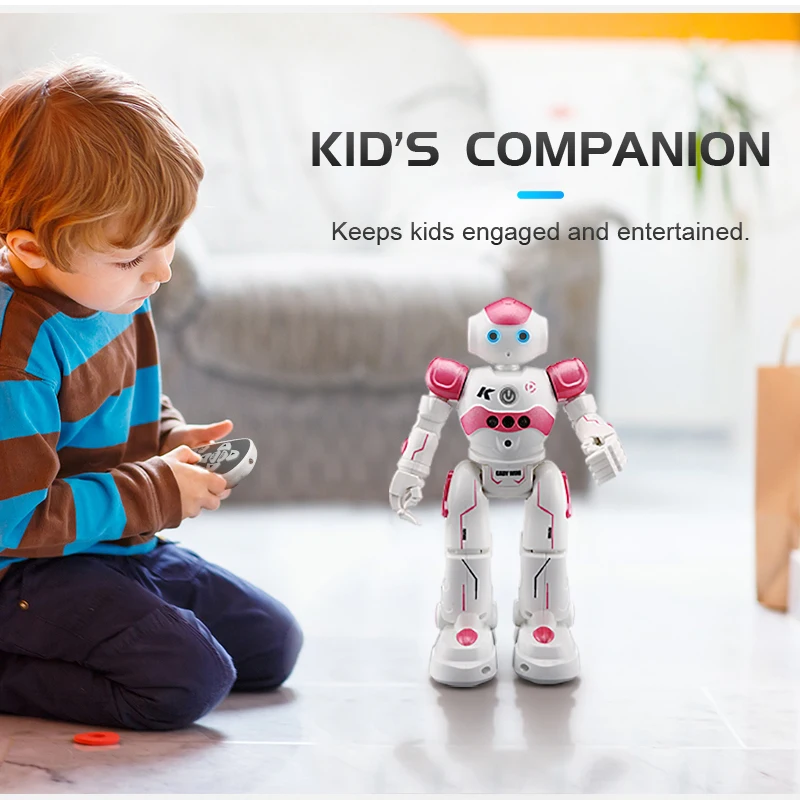JJRC Remote Control Robot Educational Toys Intelligent Singing and Dancing Boys and Girls Children Electric Interactive Toys 3C