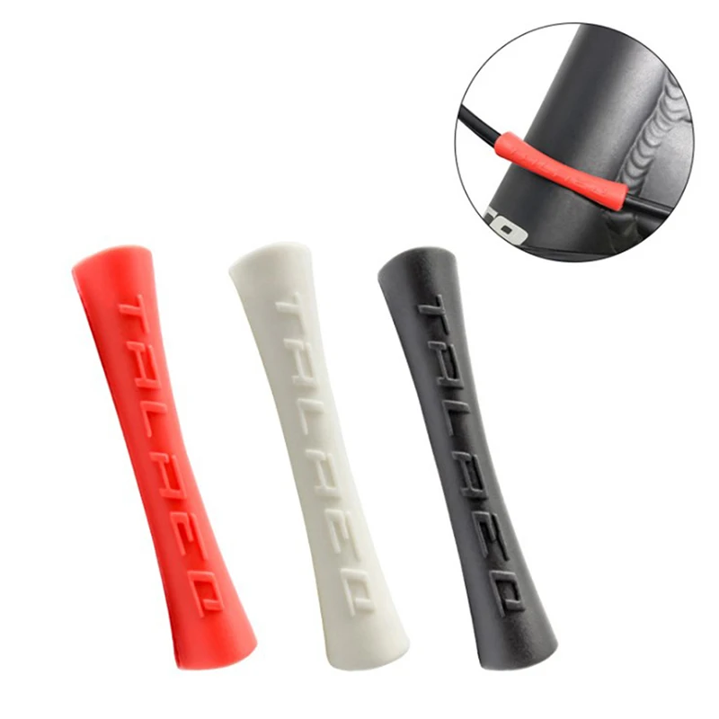 4pcs Bike Brake Shift Line Cable Protective Sleeve Bicycle Frame