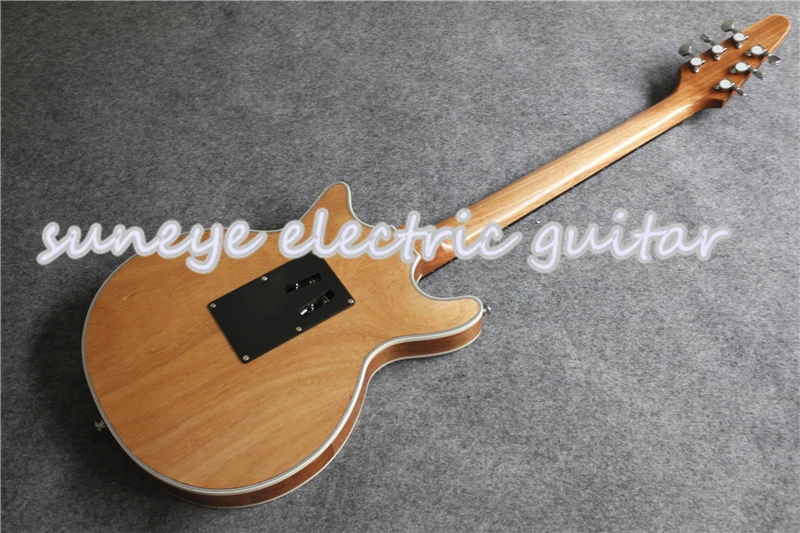 Натуральная древесина на заказ электрогитара Brian may-стиль гитара электрическая DIY Гитарный комплект и пользовательские гитары доступны