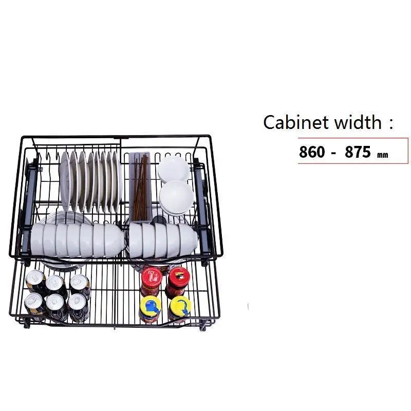 Number 12 Органайзер Cestas Para Colgar En La Ducha Cucina Armario De Cocina Despensa из нержавеющей стали Cozinha стеллаж для кухонного шкафа корзина - Цвет: Number 12