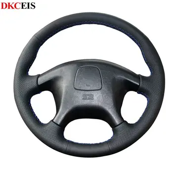 

Handstitched Black Soft Artificial Leather Car Steering Wheel Cover for Mitsubishi Outlander 2006-2013 ASX Lancer X 10 2007-2015