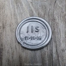 Индивидуальные инициалы с датой свадьбы воск штамп, индивидуальная восковая печать комплект печатей, персонализированные свадебные приглашения печати, свадебный подарок