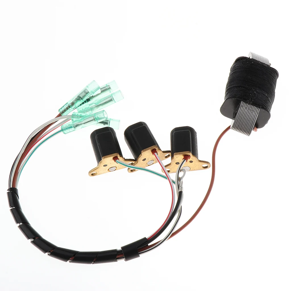 6H2-85580 Charge Coil for Yamaha Outboard Motor 60HP 70HP 2 Stroke Boat Engine Replacement Marine Replace Parts