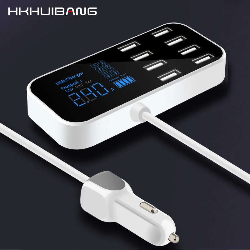 HKHUIBANG 8 портов Usb зарядное для IPhone 12 11 X /Samsung /Huawei /Xiaomi Мобильный телефон Аксессуары