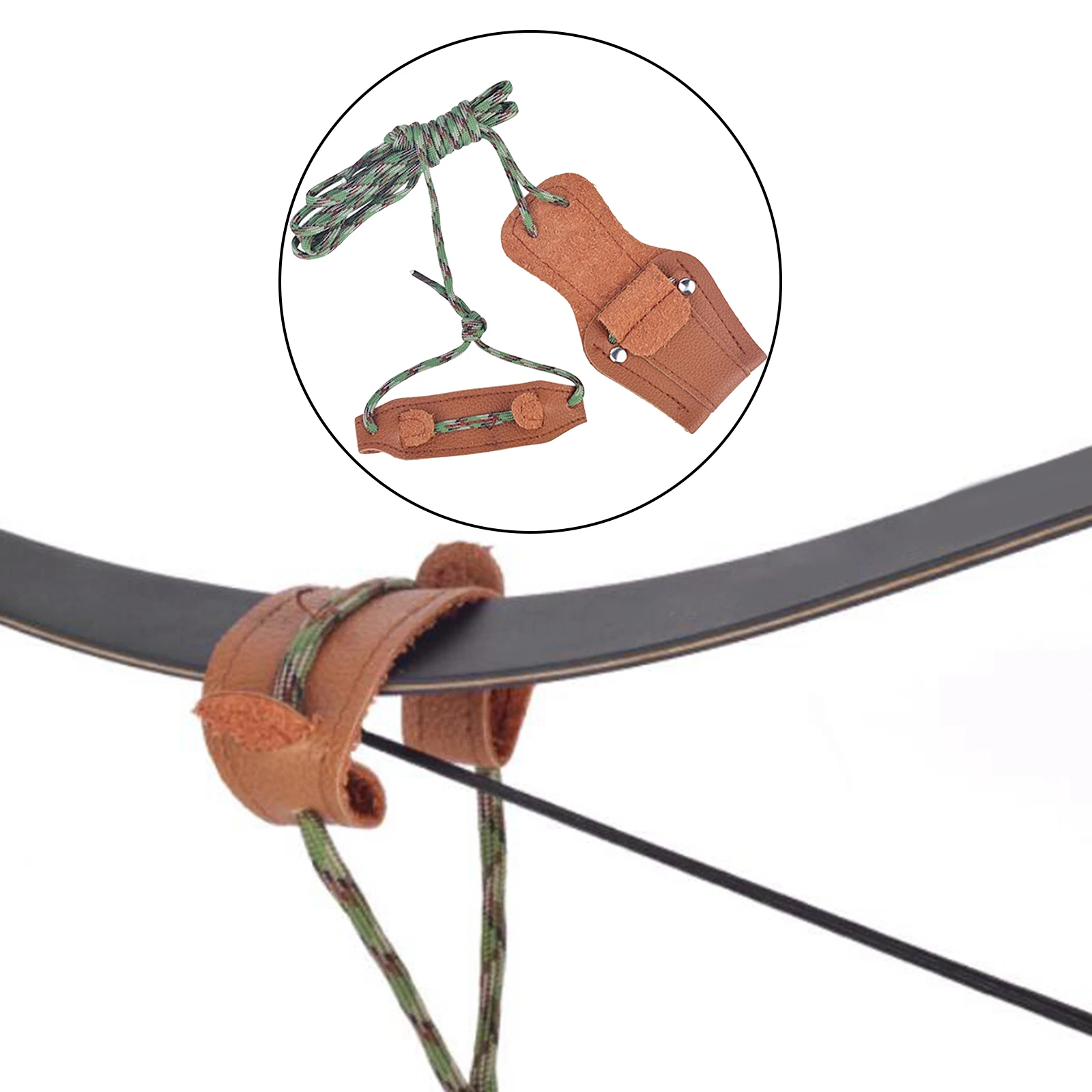Bow Stringer Recourbé Tir à L'Arc Takedown String Bowstring-Câble d'installation Accs 