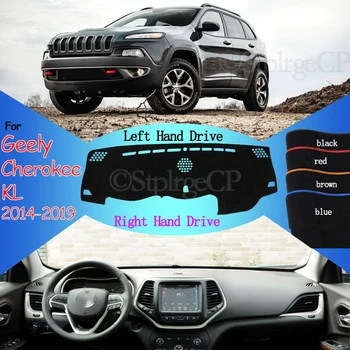 

Protective Pad Carpet Dashboard Cover Pad Sun Shade Dash Board Cover Dashmat for Jeep Cherokee KL 2014 2015 2016 2017 2018 2019