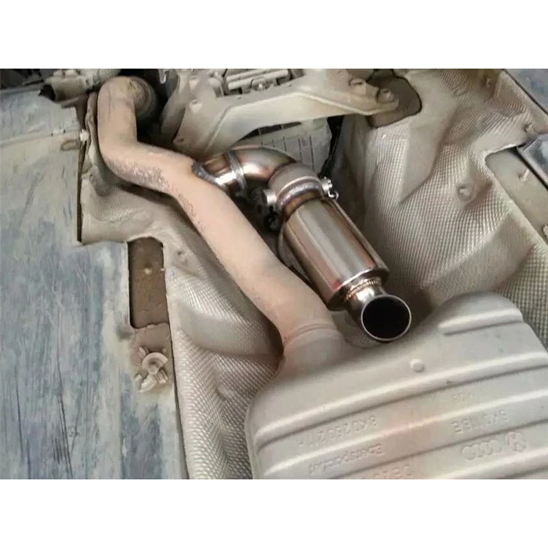 

Decorate Exhaust Muffler Pipe 1pc Nozzle Replacement Stainless Steel Car Downpipe Branch Tuning 63mm Practical
