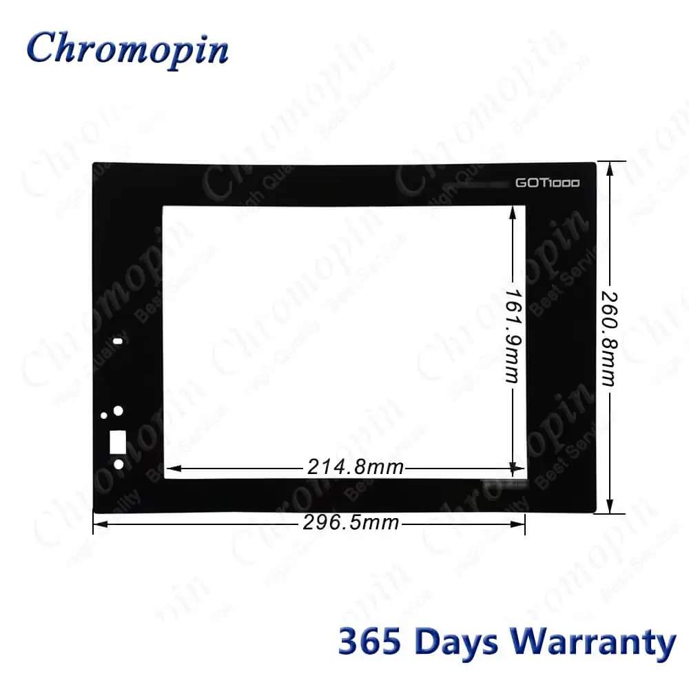 Touch Screen Glass Panel Digitizer for Mitsubishi GT1575-STBA GT1575-STBD GT1575-VNBA GT1575-VNBD Touchscreen with Front Overlay