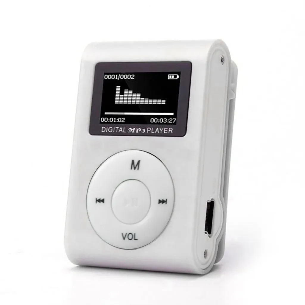 Mini MP3 player USB Clip Music Players LCD Screen Support 32GB Micro SD TF Card Sports Music Player Fashion Walkman In Stock 