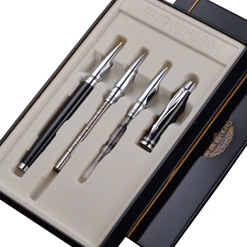 

HERO Pen Set 0.38/0.5/0.8mm Office Business Signature Pen Art Calligraphy Pens Pluma Estilografica Students Writing Ink Pen Gift