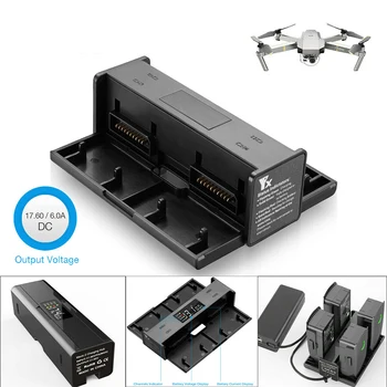 

4 IN 1 Battery Charger Smart Fast Charging Hub for DJI Mavic 2 Pro / Zoom Drones