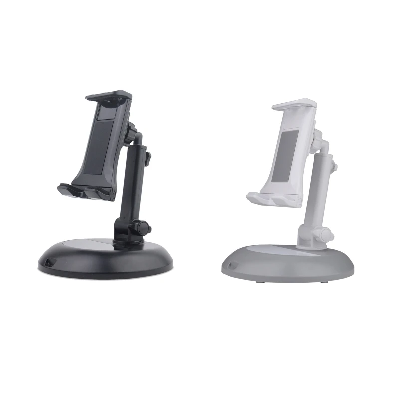 

Phone Tablet Stand Holder Adjustable Height Angle Folding 360Â° Swivel Desk Mount