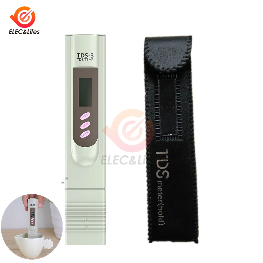 Мини цифровой TDS измеритель температуры тестер качества воды для аквариума