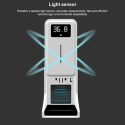 Hands Free Automatic Liquid Soap Dispenser  Of Integrated Machine Of Induction Temperature Measurement For Bathroom Kitchen 2021