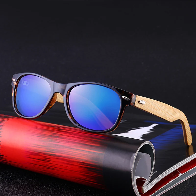 

Retro Bamboo Sunglasses Men Women Luxury Brand Wood Sun Glasses Vintage Square Sunglass Male Mirror Shades Goggles UV400 Oculos