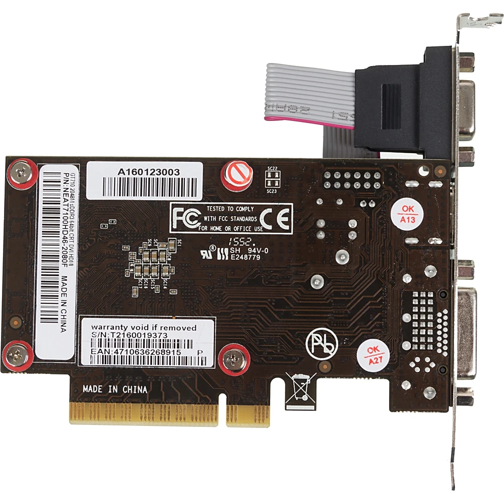 Видеокарта PALIT nVidia GeForce GT 710, PA-GT710-2GD3H