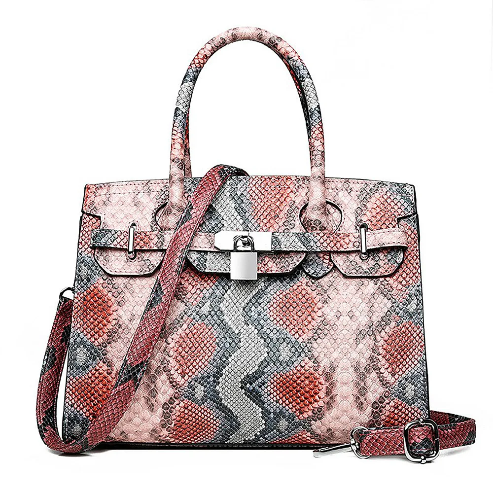 

Snake Pattern Women HandBags PU Leather Women Messenger Bags Totes Tassel Designer Crossbody Shoulder Bag Boston Hand Bags Hot