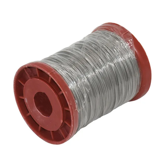 Rozsdamentes Acél Huzal A Méhészet Méhészkereteinek Szerszáma 1 Tekercs 0,55 Mm -Es Keretek Méhcsaládok Méhek Felszerelése Speciális - Image 2