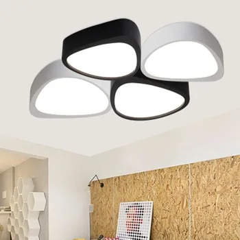 

Noridc Simple DIY Metal Led Ceiling Lights Lustre Acrylic Bedroom Dimmable Led Ceiling Lamp Led Ceiling Lighting Lights Fixtures