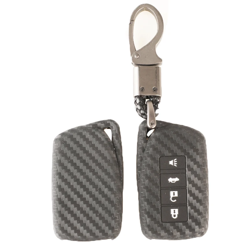 Jingyuqin 4 кнопки силиконовый для ключа автомобиля Fob чехол для Lexus NX 200 NX300H RX 350 450 H кожи
