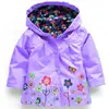 New Boys Coat Autumn Spring Toddler hooded flower pattern Waterproof Raincoat Children Casual Outwear Kids Clothing ► Photo 2/6