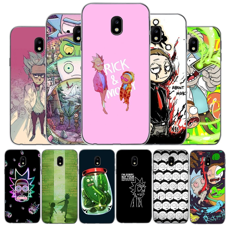 Чехол для телефона Ricky Morty Samsung J3 J4 J5 J6 J7 J8 Plus 2017 2016 2018 J7MAX Версия США мягкая задняя