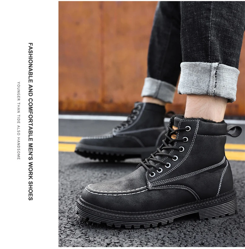 Hohner/защитные ботинки; cizme Botas hombre; зимние армейские ботинки; askeri buty bota; kar masculina; Мужская обувь; sepatu robocze; Челси