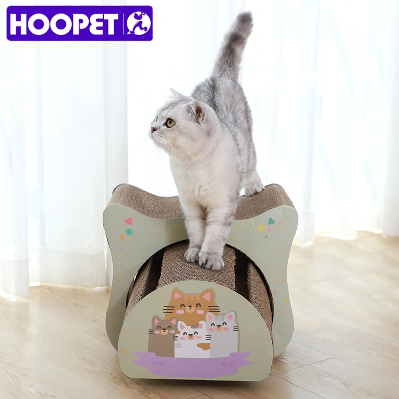 Игрушки для кошек HOOPET скребок когтей коврик когтеточки гофрированная бумага