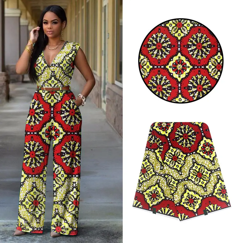 

African prints fabrics 100% cotton real wax Nigerian style veritable original wax Ankara fabrics