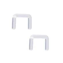 HOT2PCS прозрачный гибкий Bioflex перегородка кольцо фиксатор спиральный для хряща Tragus акриловый Нос Обруч u-образный пирсинг Hider ювелирные изделия для тела