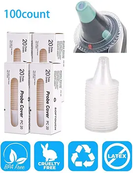 

100pcs/lot Ear Thermometer For Braun Thermoscan Replacement Lens Filters Probe Cover Ear Thermometer Ear Muffs