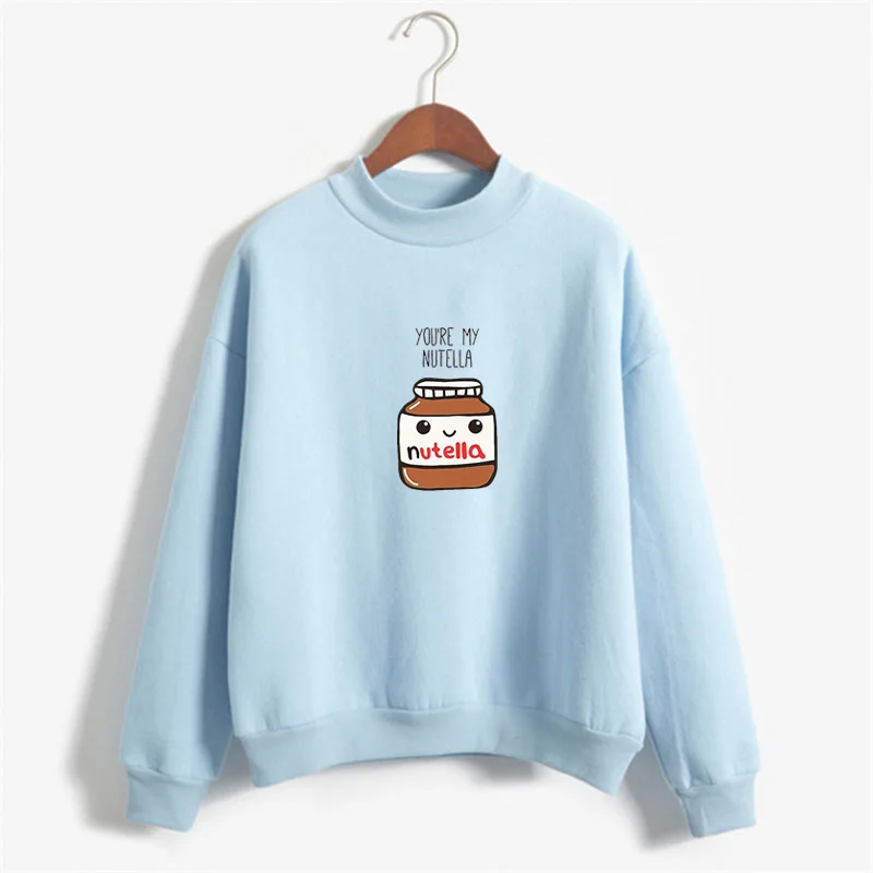 Вы мой nutella толстовка с принтом Kawaii Толстовка KPOP Befree moletom feminino ropa Harajuku толстовки корейская мода