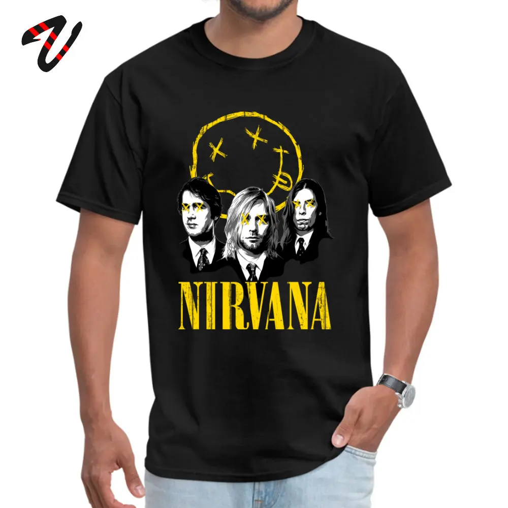 Скидка Nevermind Nirvana повседневные футболки с короткими рукавами Осень Зима 100% хлопковая футболка для Мужская футболка подарок на день рождения