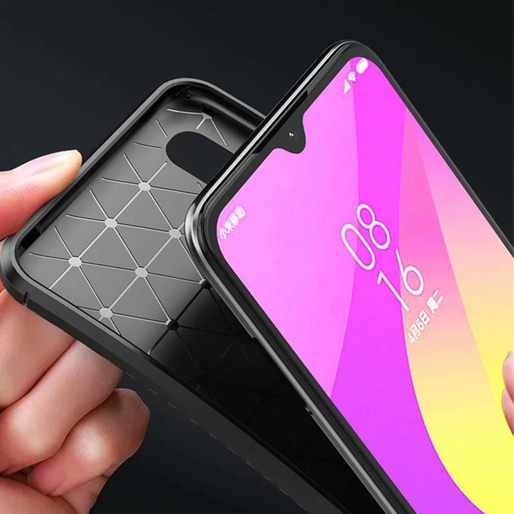 Для Xiaomi mi 9 Lite чехол роскошный чехол из углеродного волокна полный защитный чехол для телефона для mi CC9 mi 9 Lite чехол противоударный тонкий бампер