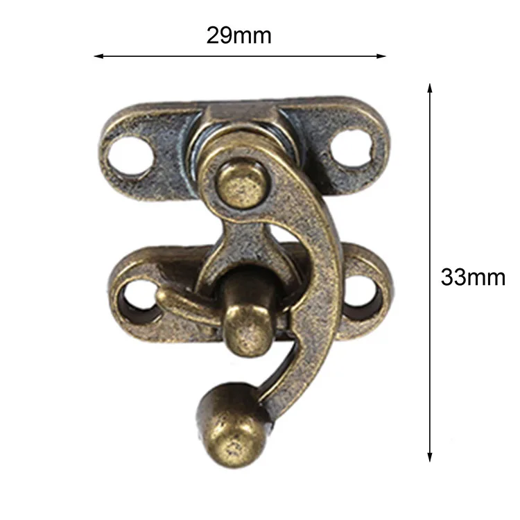 Latch Buckle Horn Hasp Padlock Clasp 2pc jewelry box hasps furniture hardware toggle latches