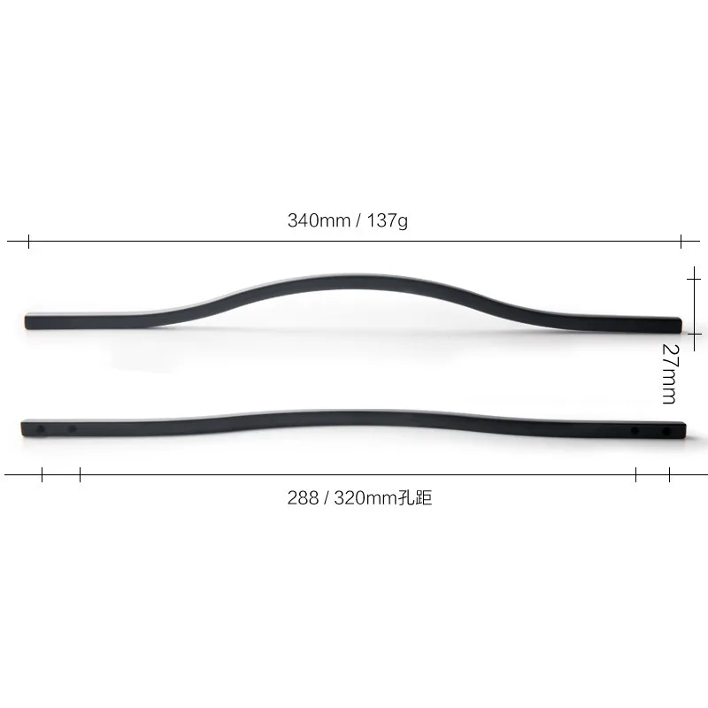 مقابض خزانة ذهبية لامعة لدرج المطبخ وخزانة الملابس...