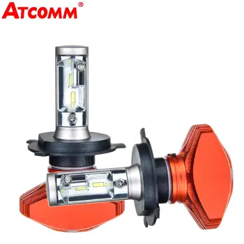 

ATcomm H7 Led Car Headlight Fanless H11 H4 Led Bulb 9005 HB3 9006 HB4 Led Light H8 Car Light 24V 12V Auto 80W 8000LM 6500K CSP