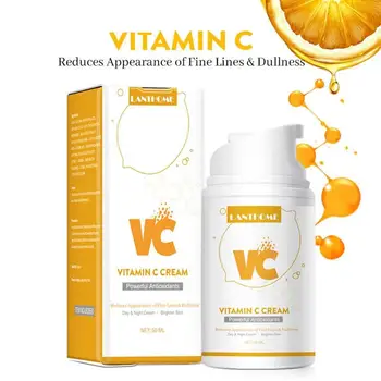 

Vitamin C Nourishing Face Cream For Ladies Winter Morning And Evening Moisturizing Whitening Anti Aging Wrinkle Firming Cream