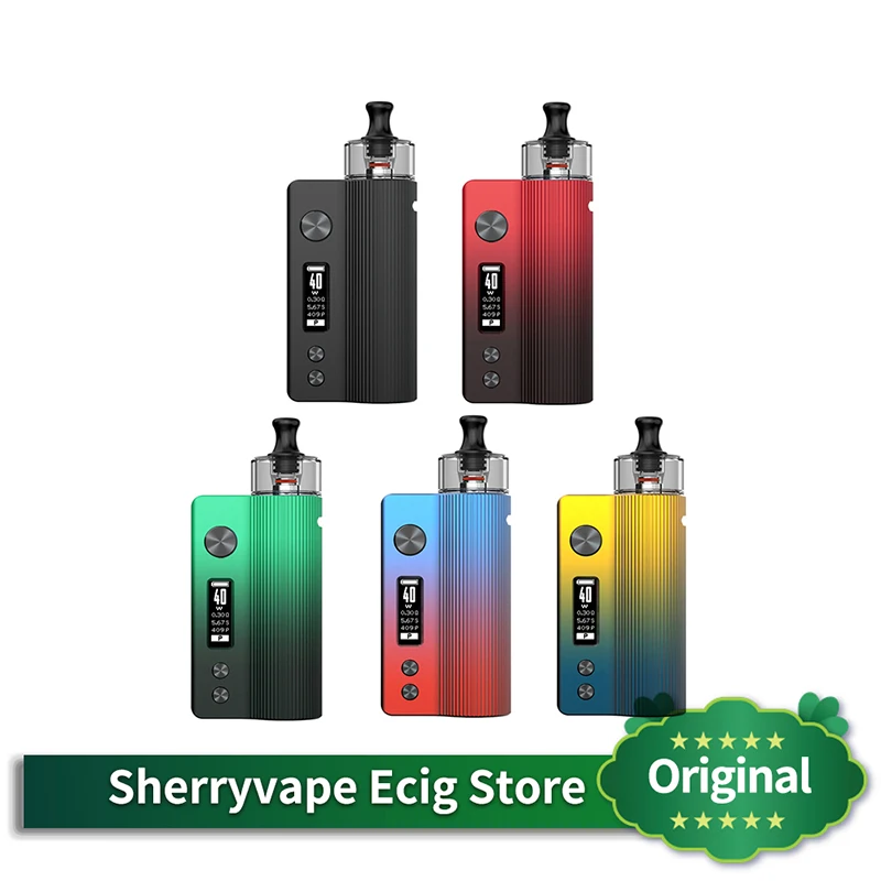 Originale Vandy Vape Nox 60W Pod Kit 1600Mah Dl/Mtl Vaping Sigaretta Elettronica Vaporizzatore 3Ml/4.5Ml Vape Mod Kit Con Bobine Vvc