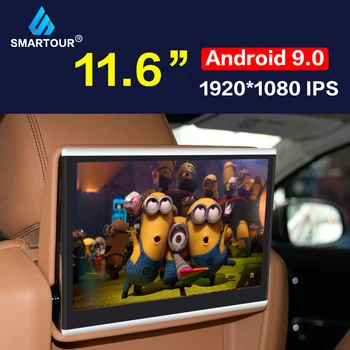 

Smartour Car rear entertainment system car headrest display rear seat modified TV audio and video HD LCD screen universal