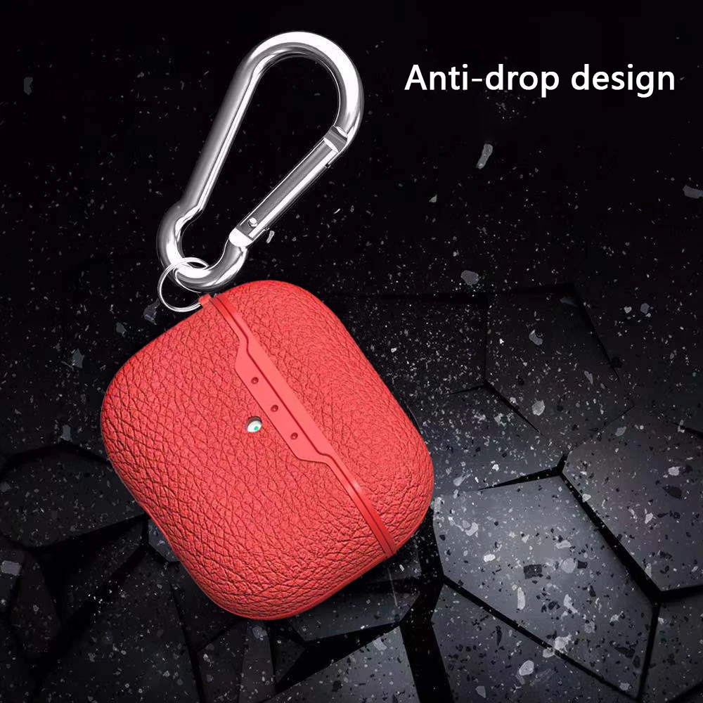 Чехол для Apple AirPods Pro, царапин, пылезащитный, Litchi, зернистый, ТПУ, силиконовые наушники, защитный чехол для Air Pods Pro, чехол
