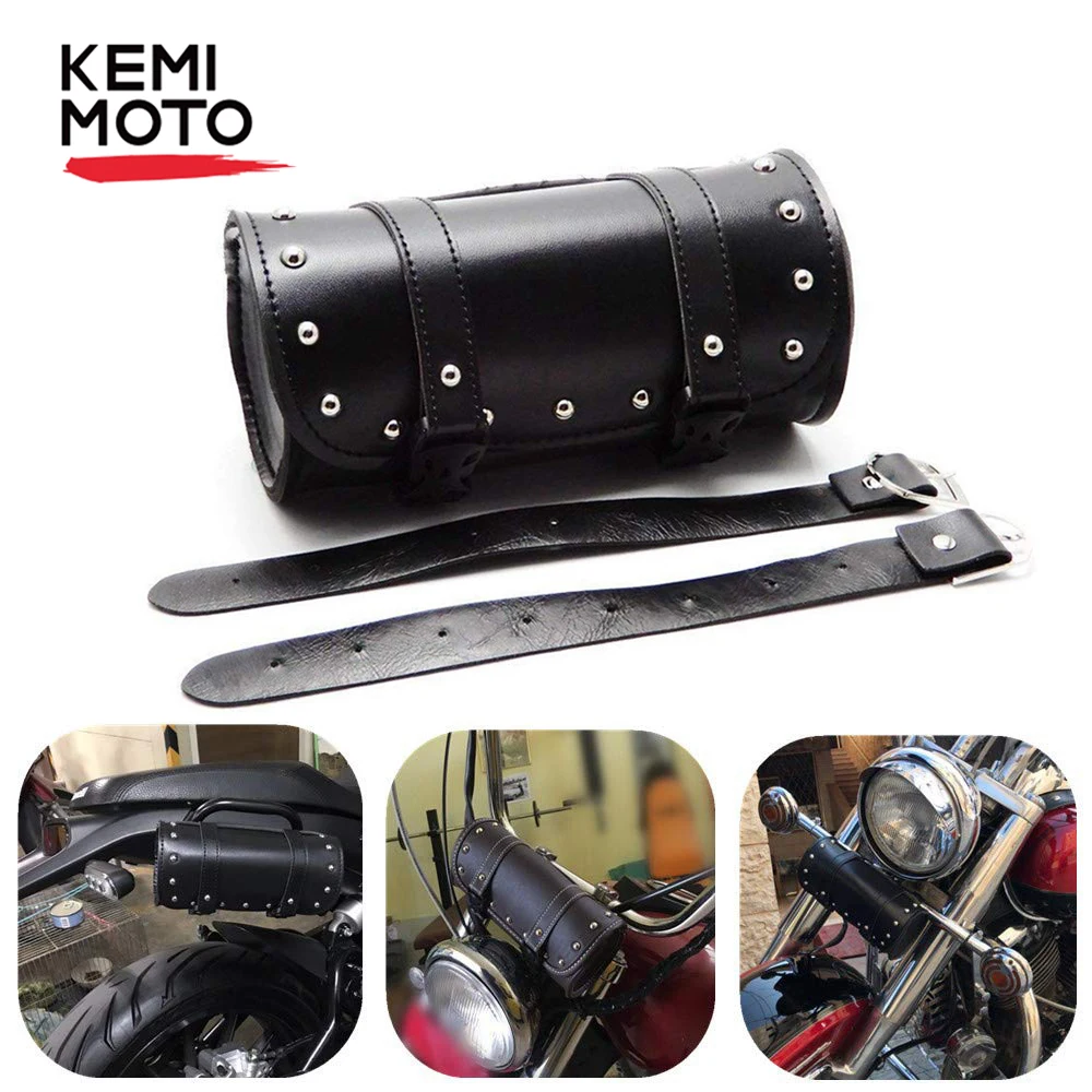 motorcycle handlebar roll bag