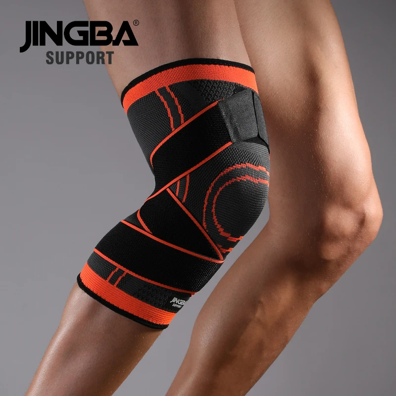 

JINGBA SUPPORT Sport Basketball Volleyball knee protector Fitness Protective gear knee pads Elastic knee brace support rodillera