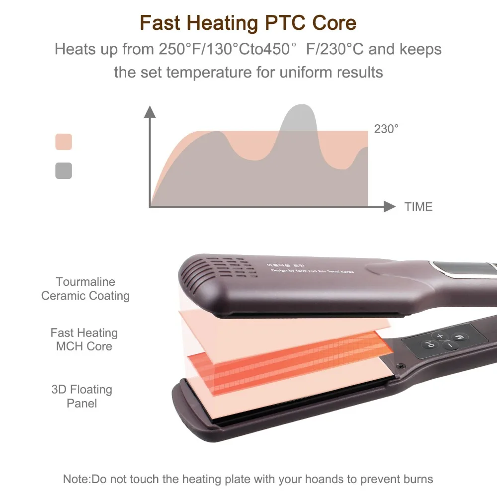 RUCHA korean keratin wide plate size flat irons1 (3)