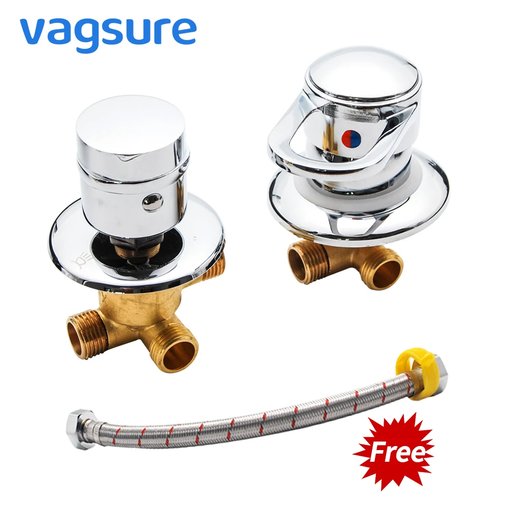 2/3/4/5 Way Output Brass Screw Thread Connector Separate Ceramic Valve Core Shower Mixer Faucet Shower Sauna Spa Bathroom Shower