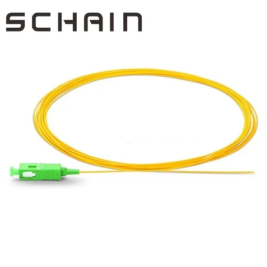 SC APC косичка 1 м Simplex 9/125 кабель одномодовый FTTH Волоконно оптический разъем fibra