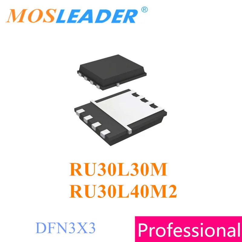 

Mosleader RU30L30M RU30L40M2 DFN3X3 100PCS 500PCS 1000PCS RU30L30 RU30L40 P-Channel 30V Chinese high quality Mosfets