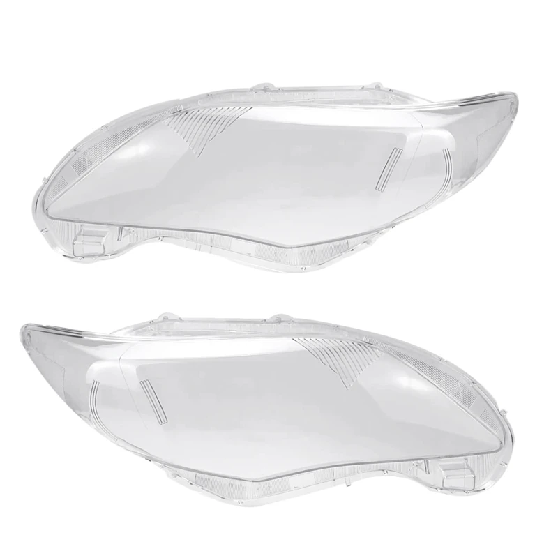 For Toyota Corolla 20102013 Car Side Headlight Clear Lens Cover Head