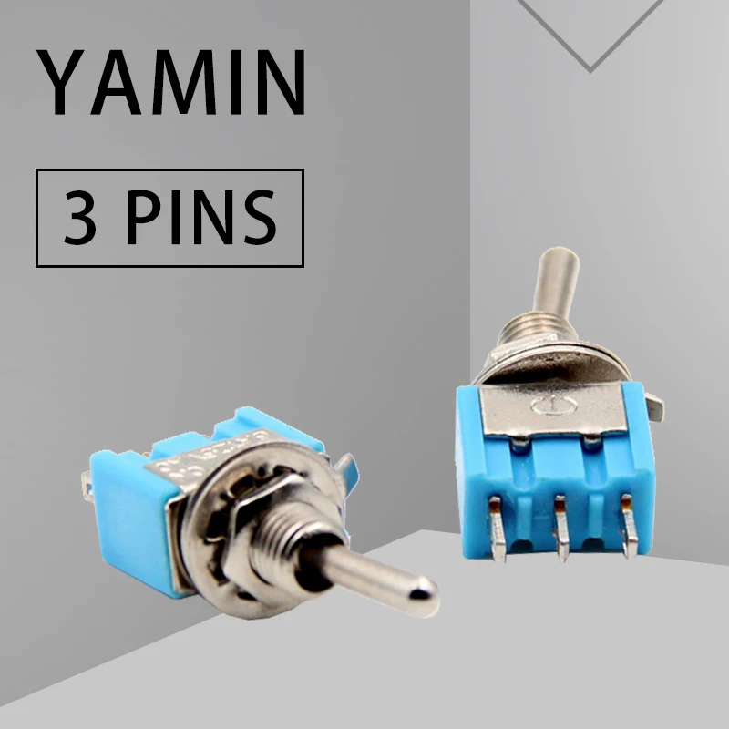 P55 Mini Interruttore a Levetta su Blu Interruttore a Bilanciere 2 Posizione 3 Pin 2 Vie Interruttore a Leva 6 Millimetri Lungo Piatto maniglia 2A/250V 6A/125V|switch on|switch 6mmswitch switch - AliExpress