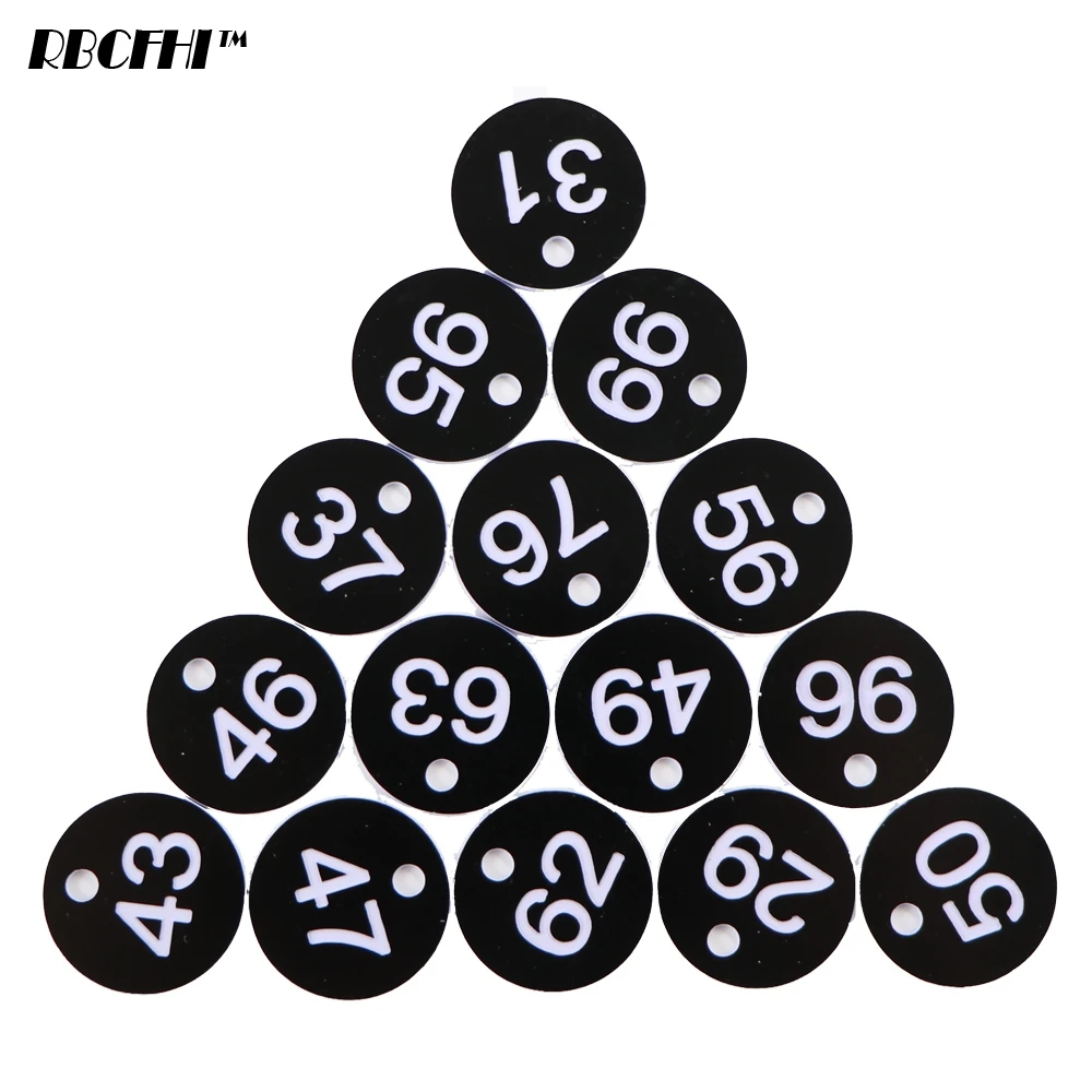 MAG 50 Pièces étiquette Numérotée Ronde Simple Belle étiquette De Ruche Fournitures D'élevage